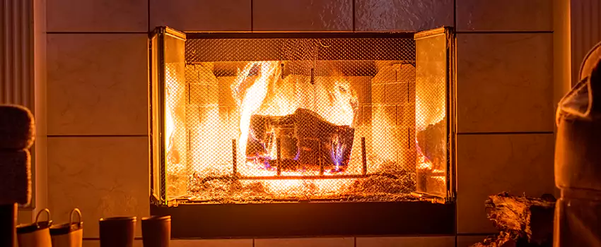 Mendota Hearth Landscape Fireplace Installation in Brownsville, Florida