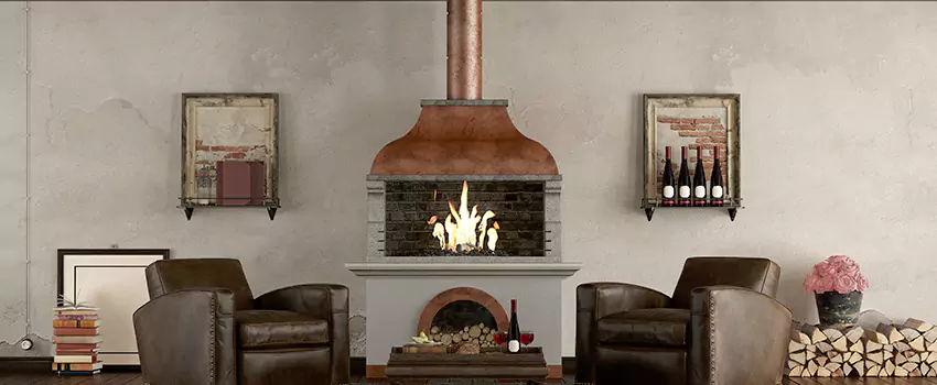 Thelin Hearth Products Providence Pellet Insert Fireplace Installation in Brownsville, FL