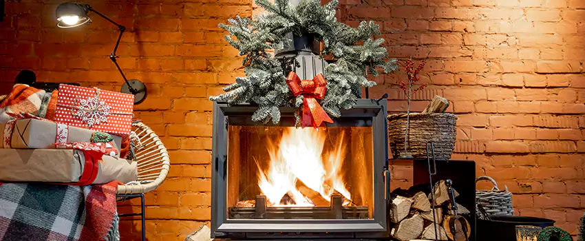 Travis Industries Linear Gas Fireplace Installation in Brownsville, Florida