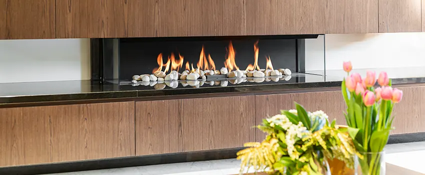 Double-height Fireplace Design Refurbishment in Brownsville, Florida