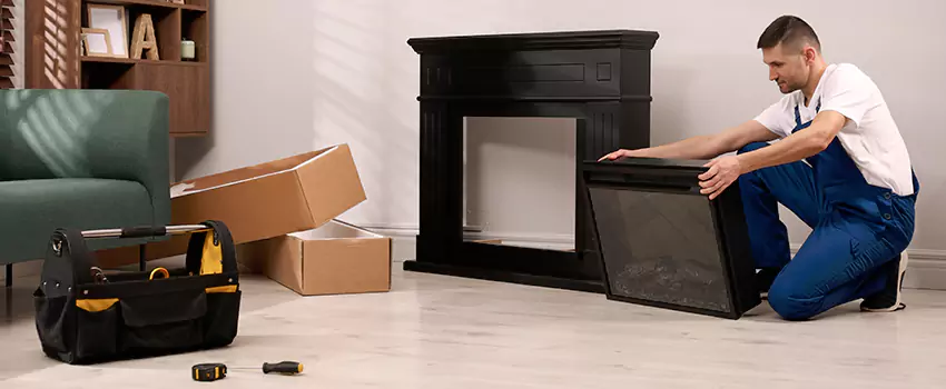 Old Rusted Metal Fireplace Repair And Replacement in Brownsville, FL