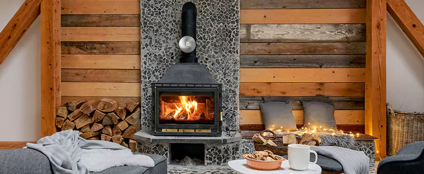 Thelin Hearth Products Direct Vent Gas Stove Fireplace Inspection in Brownsville, Florida